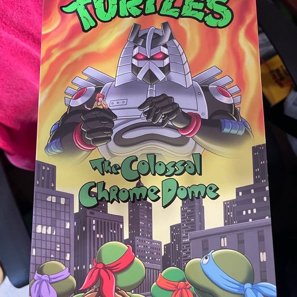 Teenage mutant ninja turtles.Colossal Chrome Dome Game